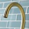 Kingston Brass Two-Handle Single-Hole Bathroom Faucet with Push Pop-Up, Brushed Brass KS2297DX - alternate 3